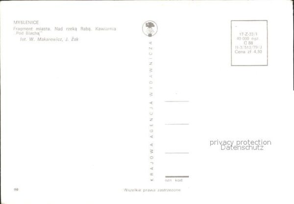 Myslenice Fragment miasta Nad rzeka Raba – Bild 2