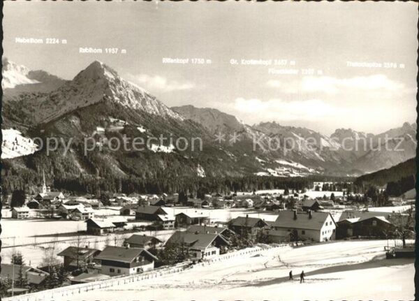 Fischen Allgaeu Dorf Nebelhorn
