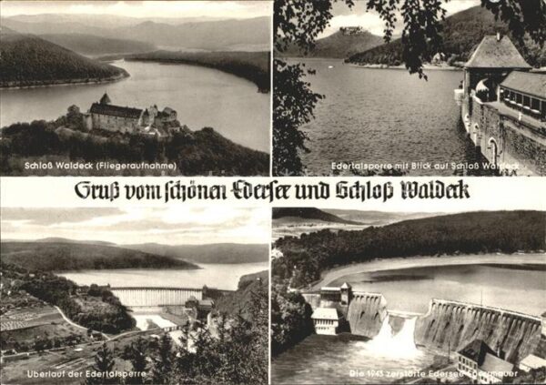 Edersee Schloss Waldeck Edertalsperre