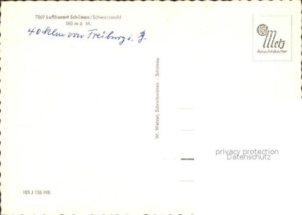 Schoenau Schwarzwald Dorfansicht – Bild 2