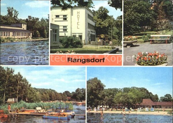 Rangsdorf Vorplatz zum Freibad Campingplatz Freib