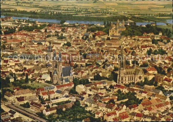 Speyer Rhein Fliegeraufnahme