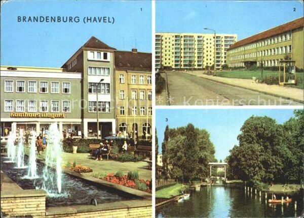 Brandenburg Havel Kaufhaus Magnet Berthold Brecht Obersch