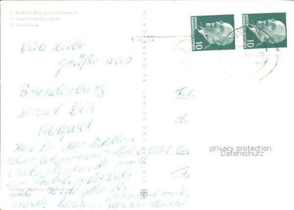 Brandenburg Havel Kaufhaus Magnet Berthold Brecht Obersch – Bild 2