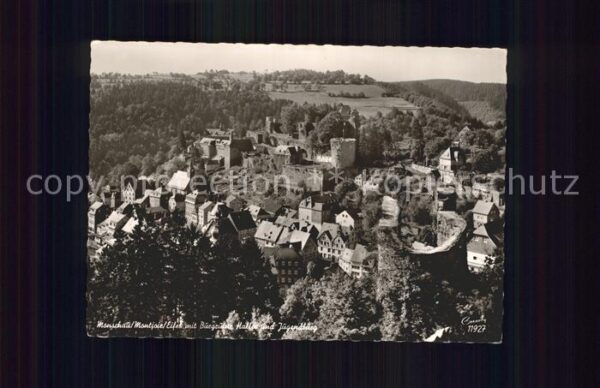 Monschau Burgruine Haller und Jugendburg