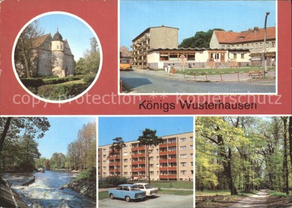 Koenigs-Wusterhausen Neubauten Im Tiergarten Partie an der S