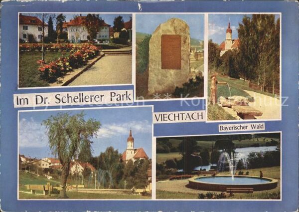 Viechtach Bayerischer Wald Im Dr. Schellerer Park Gedenktafel Brun