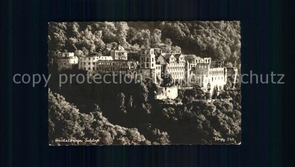 Foto Popp Nr. 248 Heidelberg Schloss