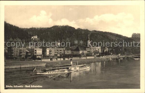 Dampfer Seitenrad Leipzig Bad Schandau