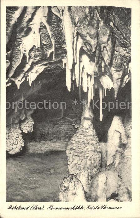 Hoehlen Caves Grottes Hermannshöhle Kristallkammer Rübeland