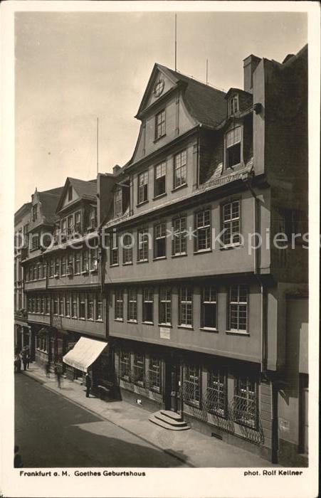 Foto Kellner Rolf Nr. 3970 Frankfurt am Main Goethe Geburtsha