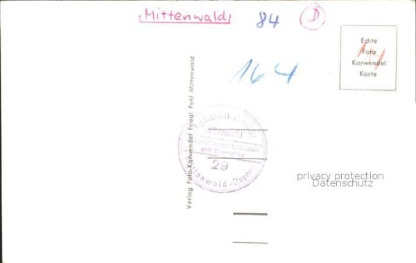 Geige Geigenbaumeister Johann Reiter Mittenwa – Bild 2