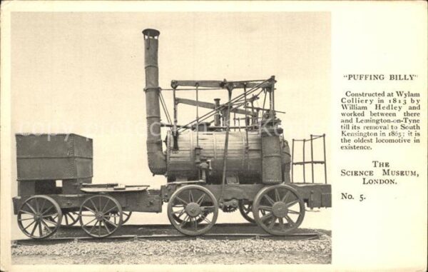Lokomotive Puffing Billy William Hedley Science Mu