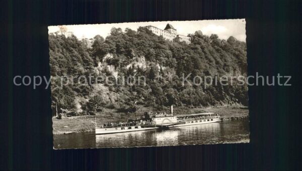 Dampfer Seitenrad Kaiser Wilhelm Schloss Fürstenberg Wese