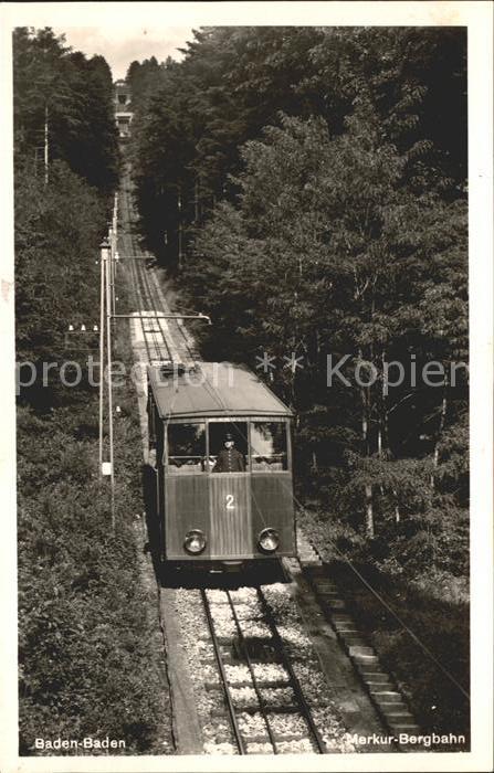 Zahnradbahn Merkur-Bergbahn Baden-Baden