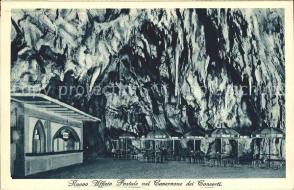 Hoehlen Caves Grottes Nuovo Ufficio Postale Cavernone dei Con
