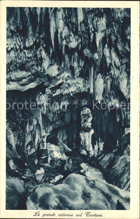 Hoehlen Caves Grottes Grande colonna nel Tartaro Postumia