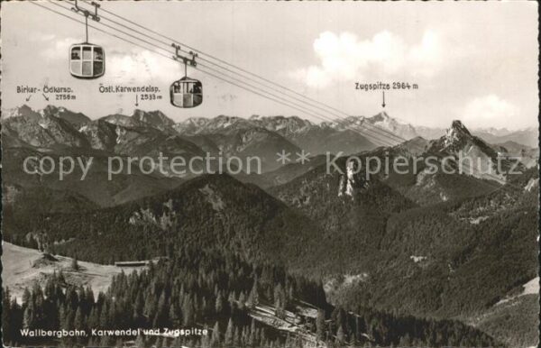 Seilbahn Wallberg Karwendel Zugspitze