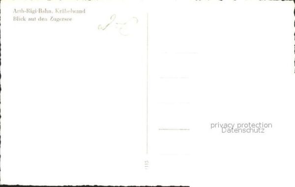 Zahnradbahn Arth-Rigi-Bahn Kräbelwand Zugersee – Bild 2