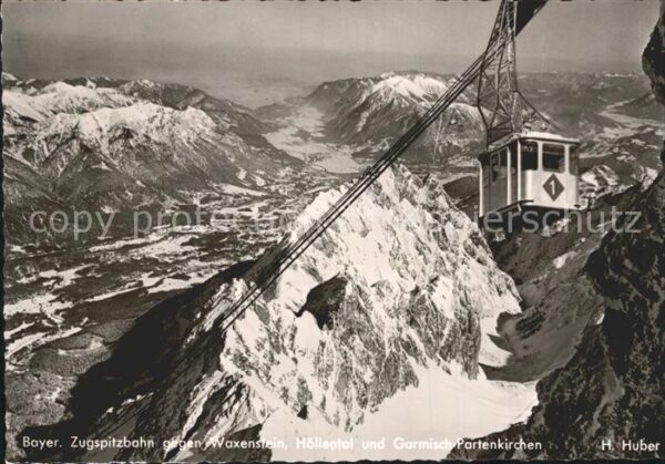 Seilbahn Zugspitzbahn Waxenstein Höllental Garmi