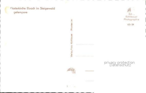 Kirchenorgel Klosterkirche Ebrach Steigerwald – Bild 2