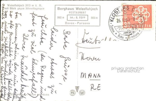 Seilbahn Weissfluhjoch Silvrettagruppe – Bild 2