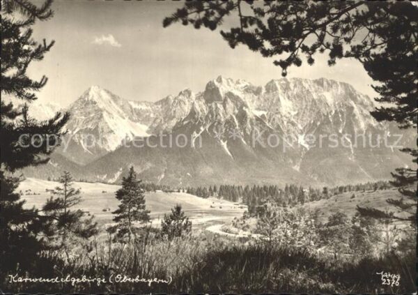 Foto Popp Nr. 2376 Karwendelgebirge Oberbayern