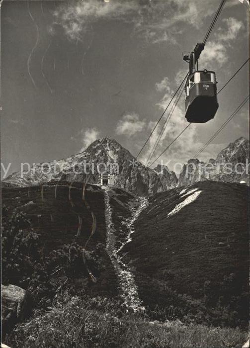 Seilbahn Vysoke Tatry Lanovka Lomnicky stit