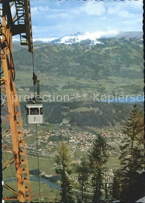 Seilbahn Goldeck Spittal-Millstättersee Seeboden