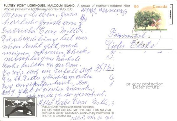 Leuchtturm Lighthouse Pultney Point Malcom Island Schwertwal – Bild 2