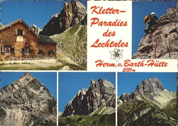 Klettern Bergsteigen Lechtal Hermann-von-Barth-Hütte