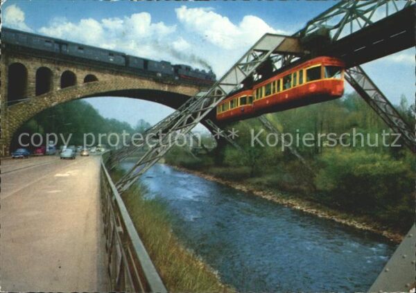 Schwebebahn Wuppertal Sonnborner Brücke