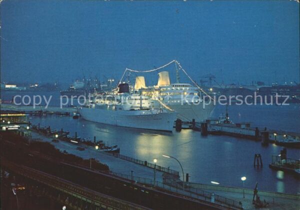 Dampfer Oceanliner Hamburg Überseebrücke