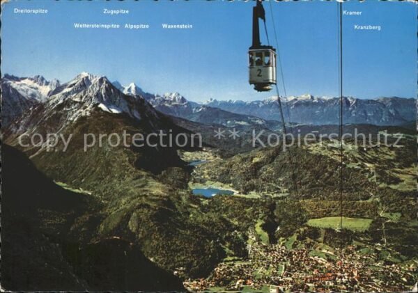 Seilbahn Karwendel Mittenwald Zugspitzgruppe