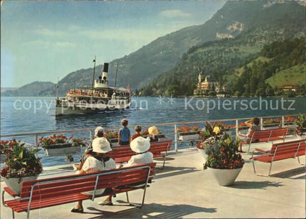 Dampfer Seitenrad Vitznau Vierwaldstättersee