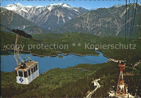 Seilbahn Bayerische Zugspitzbahn Eibsee Zugspitz