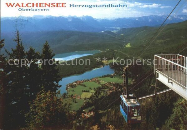 Seilbahn Herzogstand Walchensee Halbinsel Zwerge
