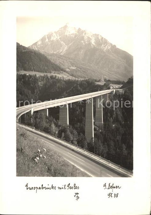 Autobahn Europabrücke Serles