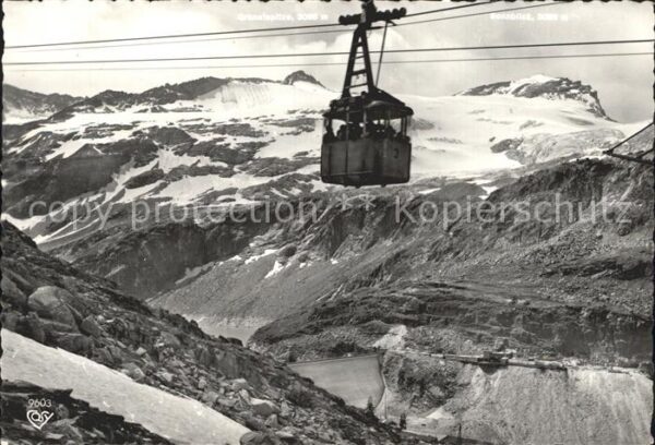 Seilbahn Enzingerboden-Weiss-See Staumauer Utten