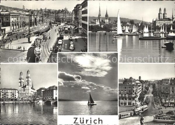 Strassenbahn Zürich Segelboote