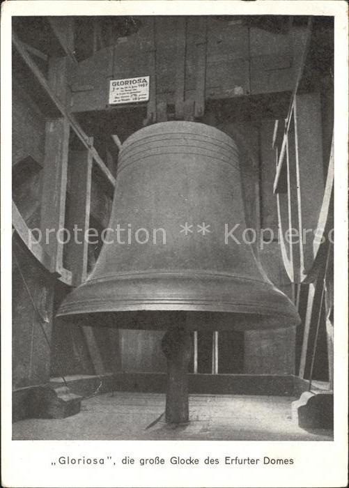 Kirchenglocke Churchbell Cloche Eglise Gloriosa Erfurt Dom