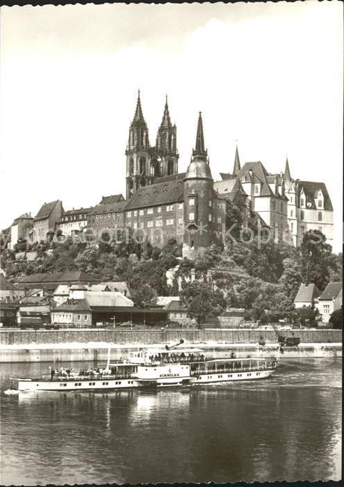 Motorschiffe Schmilka Burgberg Meissen Dom Albrechts