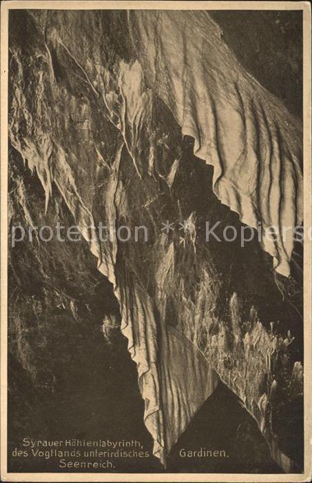 Hoehlen Caves Grottes Syrau Drachenhöhle Gardinen