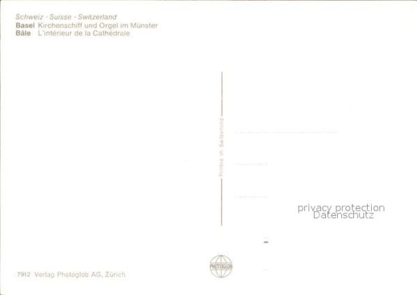 Kirchenorgel Basel Münster – Bild 2
