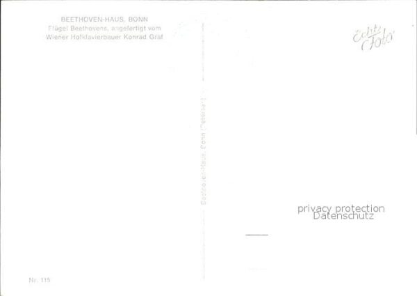 Beethoven Beethoven-Haus Bonn Flügel – Bild 2