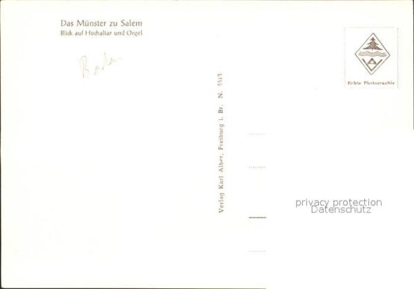 Kirchenorgel Münster Salem – Bild 2