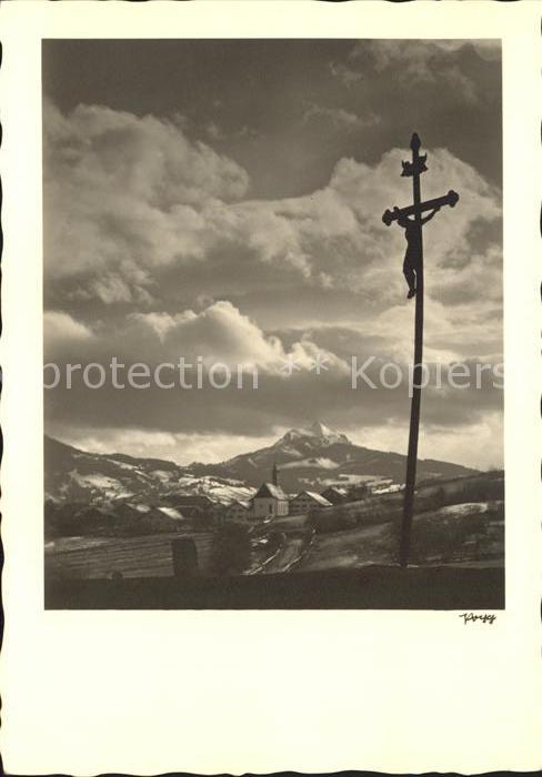 Foto Popp Nr. Kreuz Ortslandschaft