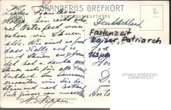 Religion Kaiser Patriarch Fastenzeit Uspenski-Ka – Bild 2