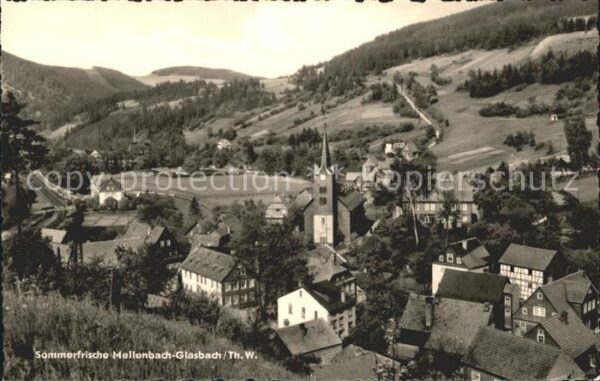 Mellenbach-Glasbach Teilansicht Kirche