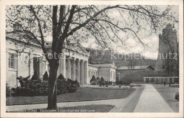 Schoenebeck Elbe Salzelmen Lindenbad Bohrturm